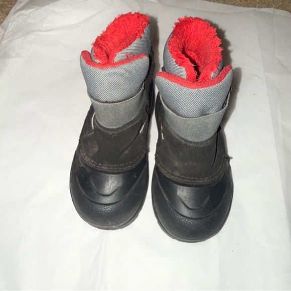 The North Face Alpenglow II Waterproof Winter Boots Red Little Kids Size 9 - Picture 1 of 6